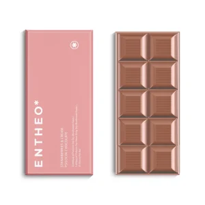 Entheo Strawberries & Cream Chocolate Bar
